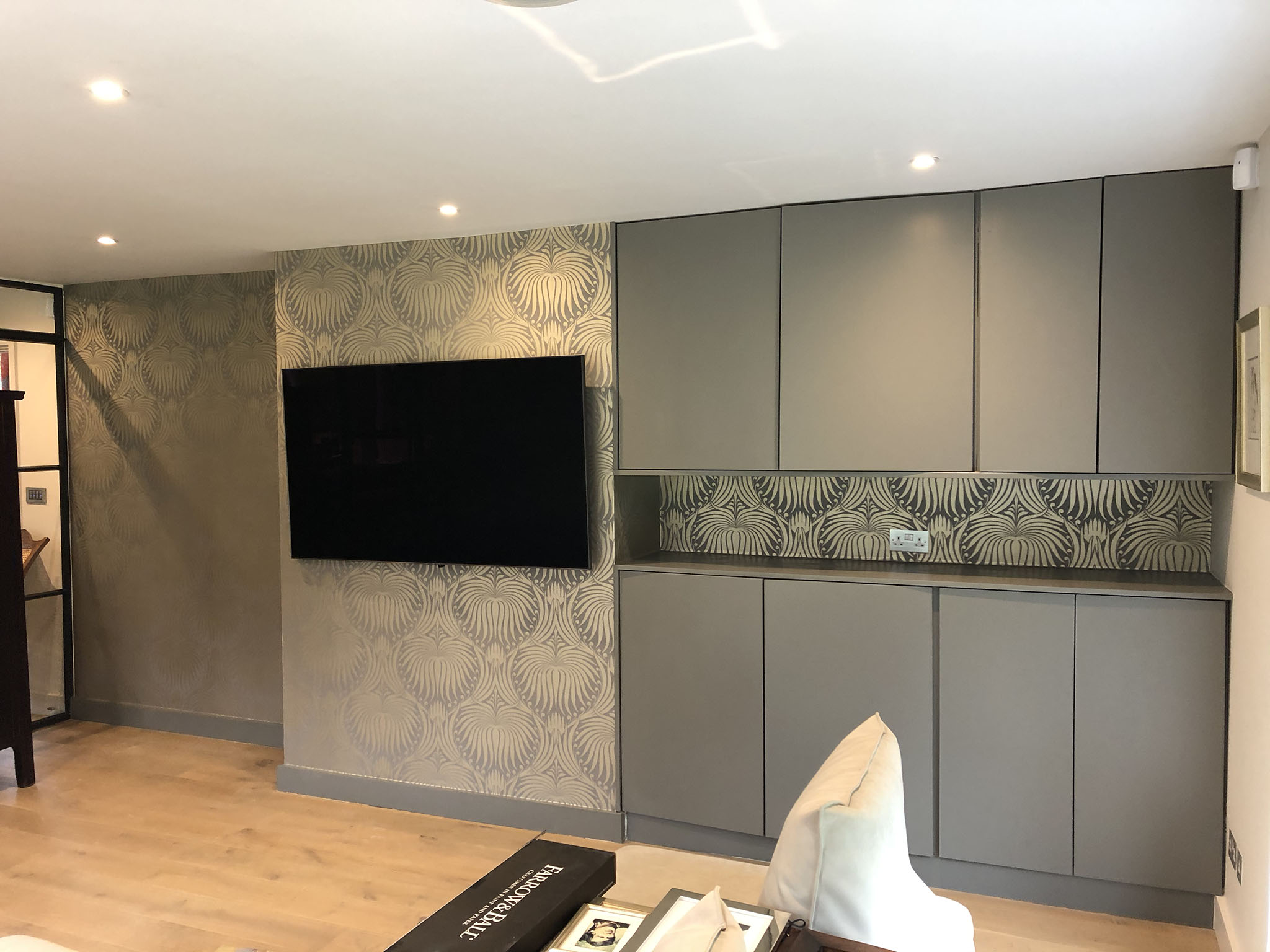 Wallpapering project in Oxfordshire